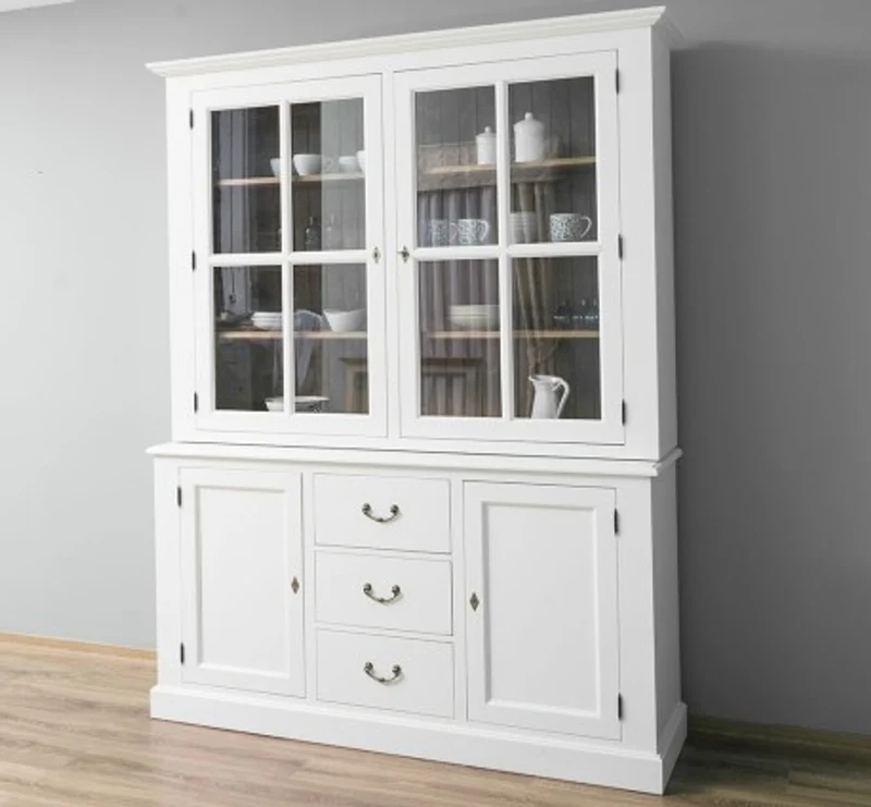 Casa Padrino Sideboard im Landhausstil mit 2 Türen, 179 x 47 x 225 cm