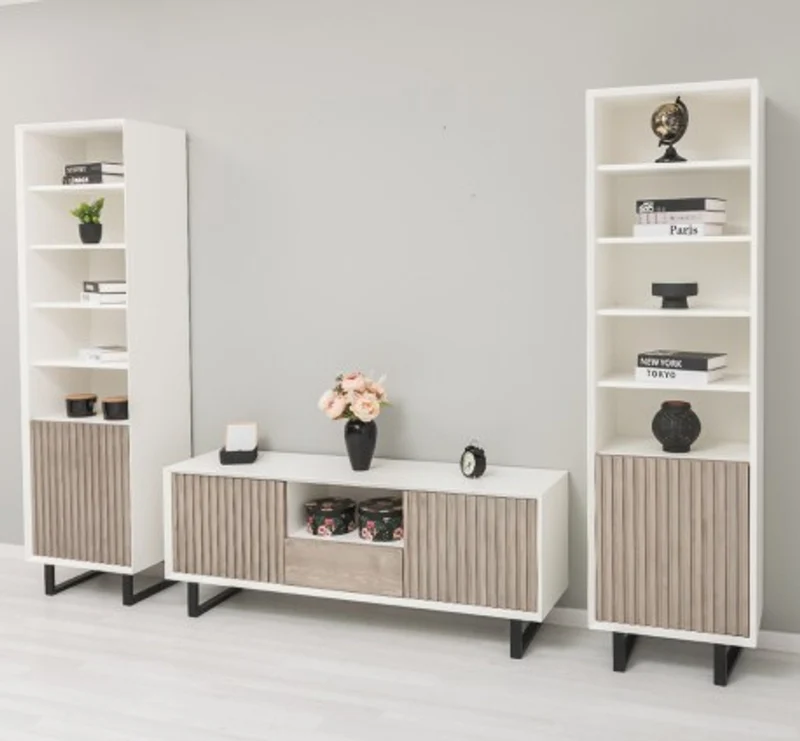 Casa Padrino TV Schrank im Landhausstil mit 2 Türen und 1 Schublade, 160 x 40 x 60 cm