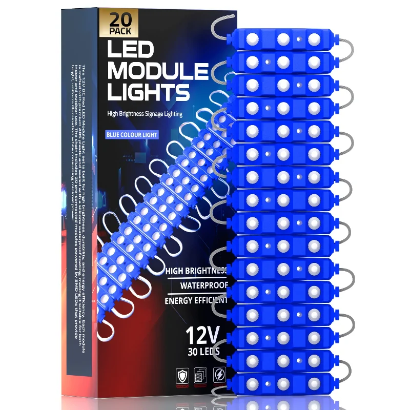 Blaue 12V LED Module IP65 Wasserdicht SMD ~1752