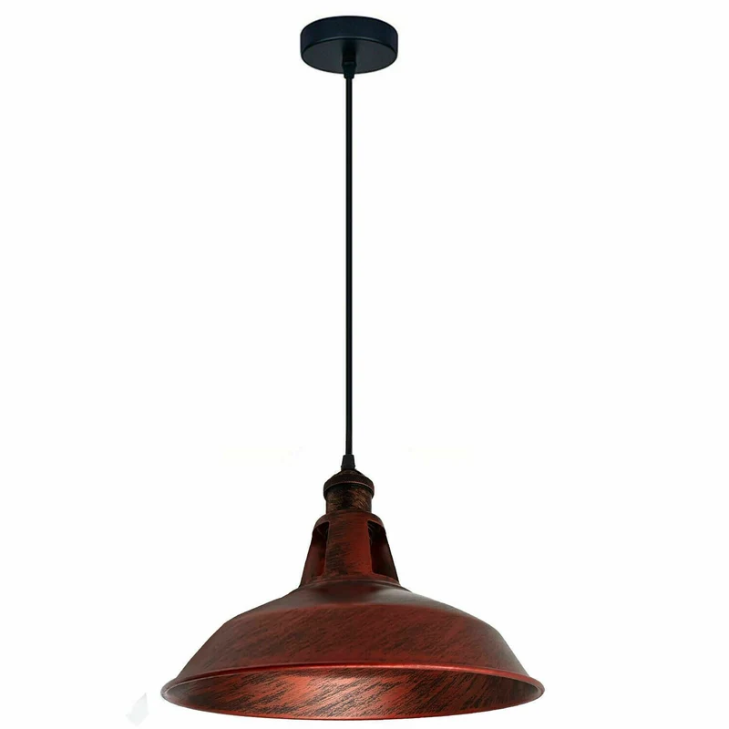 Retro Stil Metall Lampenschirme hängelampen Vintage-Pendelleuchte ~1699
