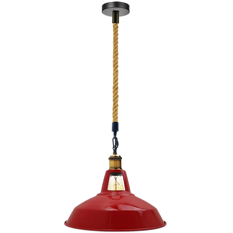 Retro Stil Metall Lampenschirme hängelampen Vintage-Pendelleuchte ~1699