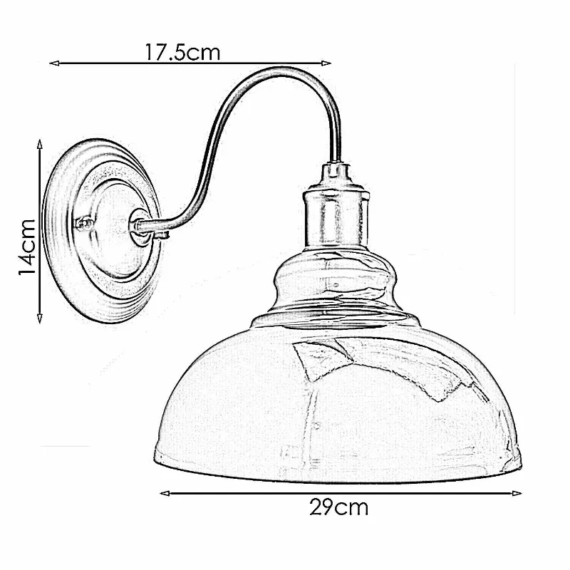Schwanenhals Wandlampe – Rustikal & Modern Design~1628