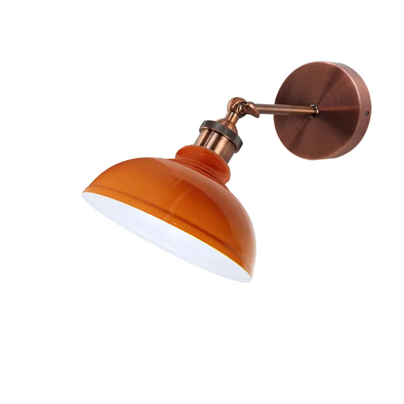 Schaltbare Wandleuchte im Industriestil – Metalllampe mit E27-Fassung~1620