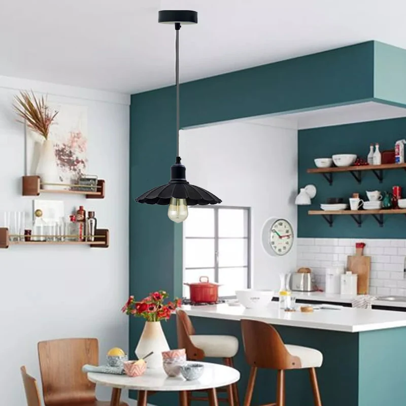 Retro Höhenverstellbar Pendelleuchte E27 Küchenlampe ~1507