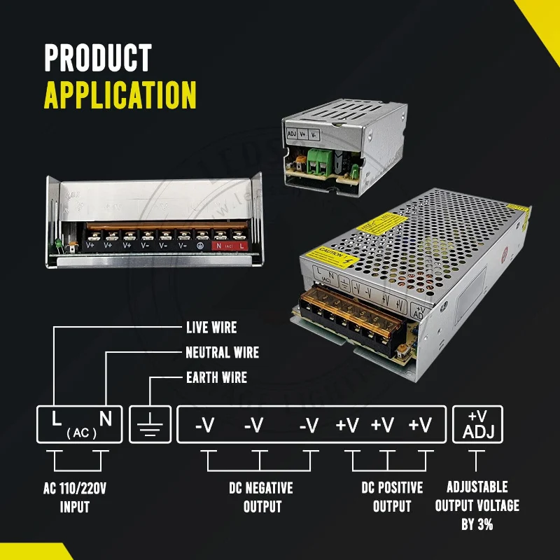 Industrie Netzteil 5V 60A 300W – Aluminium Schaltnetzteil ~1865