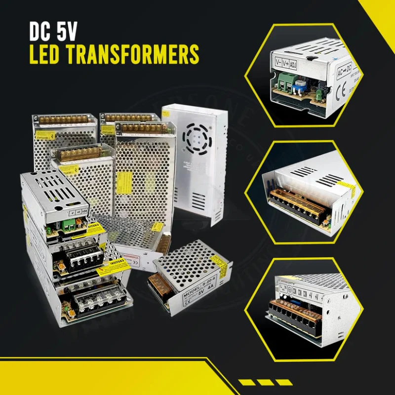 5V 10A 50W IP20 LED-Transformator-Treiber-Schaltnetzteil ~1861