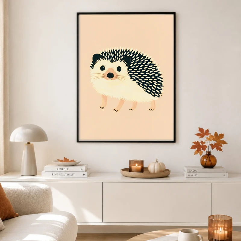 Kleiner Igel sanft Poster