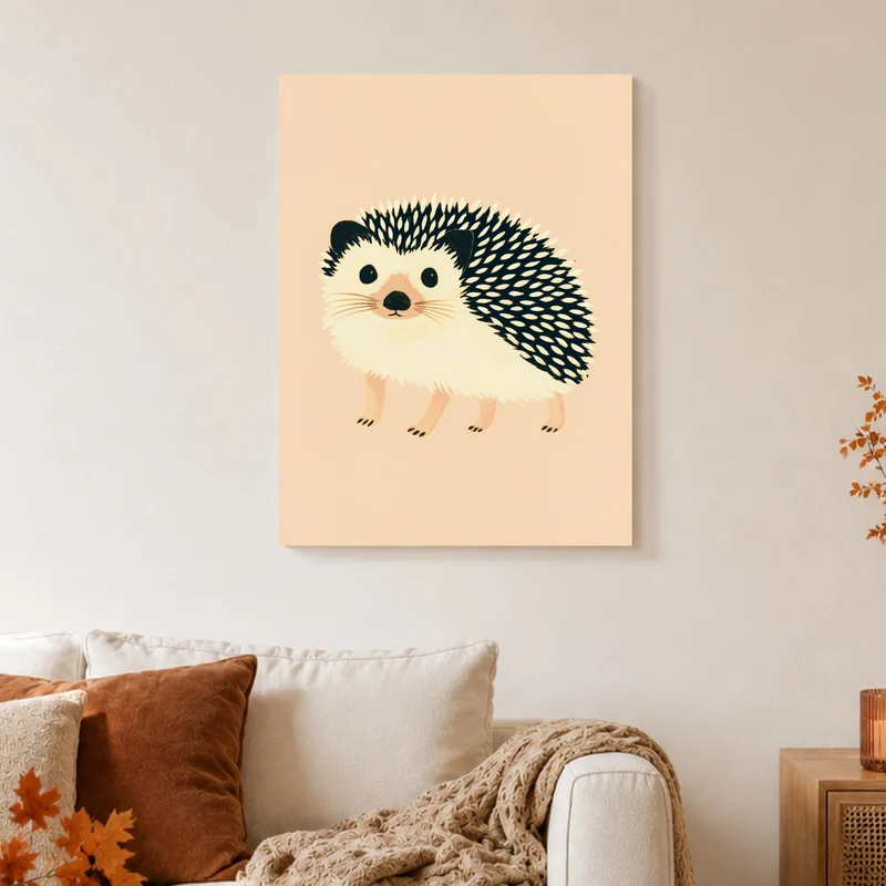 Kleiner Igel sanft Poster