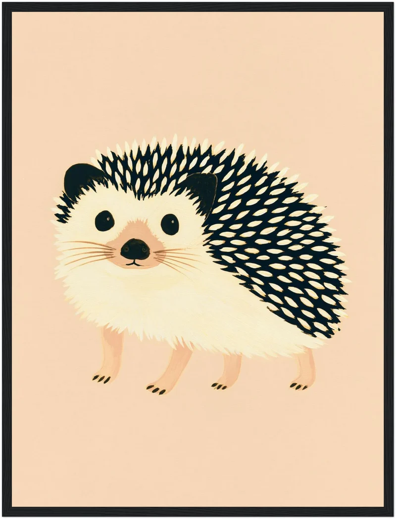 Kleiner Igel sanft Poster