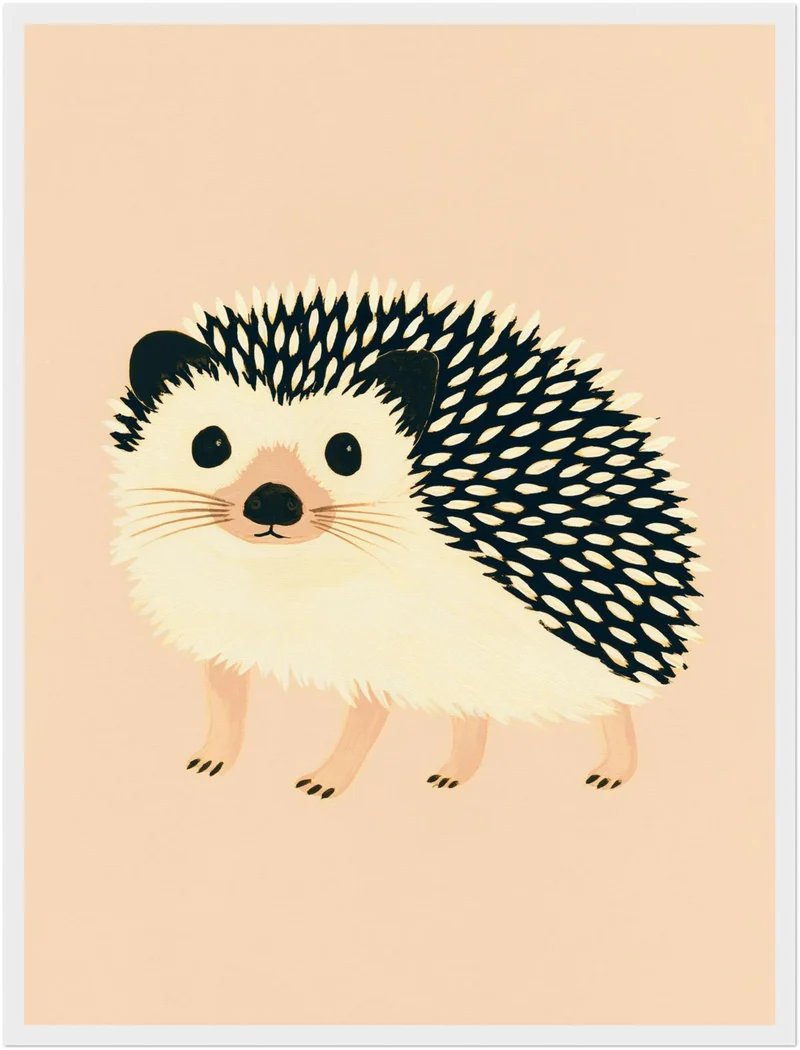 Kleiner Igel sanft Poster