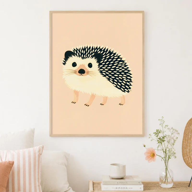 Kleiner Igel sanft Poster