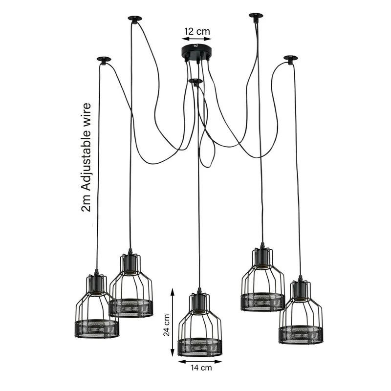 Spinnenlampe Pendelleuchte flammig Fur Schlafzimmer~1886