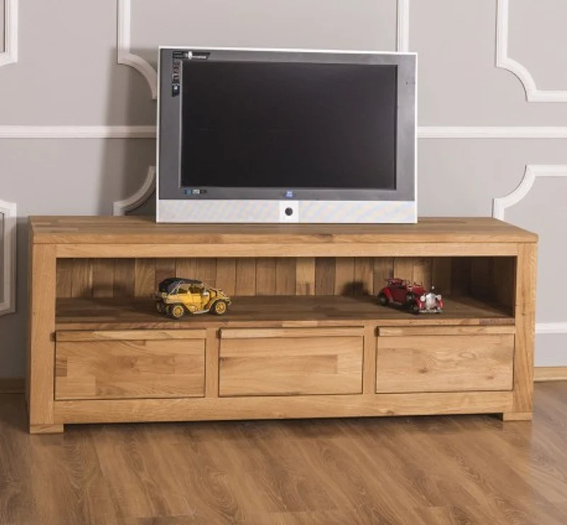 Casa Padrino TV Schrank im Landhausstil mit 3 Schubladen, 160 x 46 x 60 cm