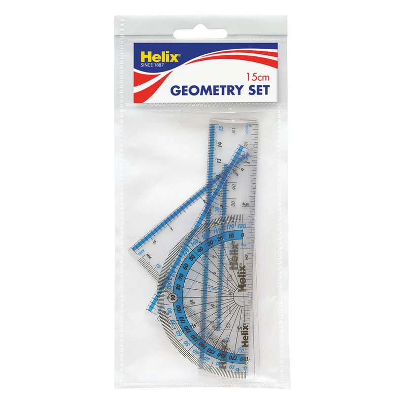Helix Oxford 4 Piece Geometery Maths Set