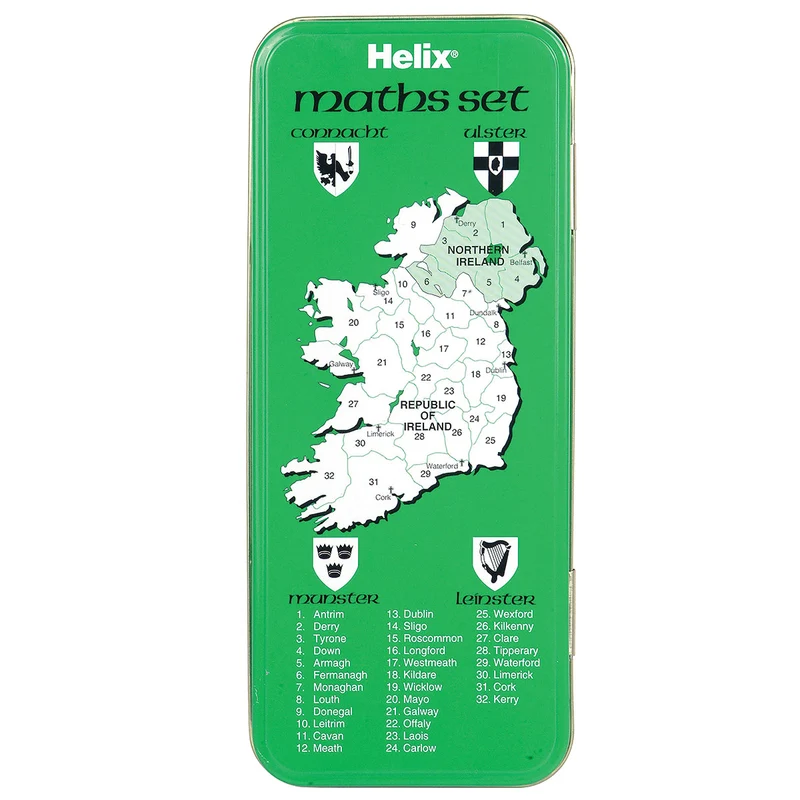 Helix Oxford Maths Set With Storage Tin Ireland