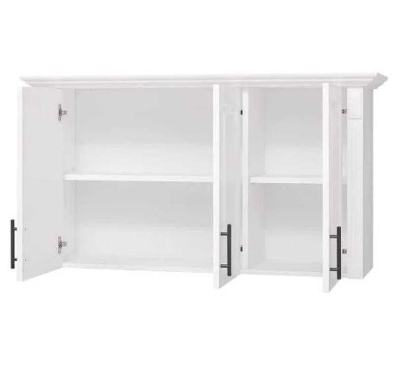 Casa Padrino Küchenschrank im Landhausstil mit 3 Türen, 120 x 35 x 65 cm
