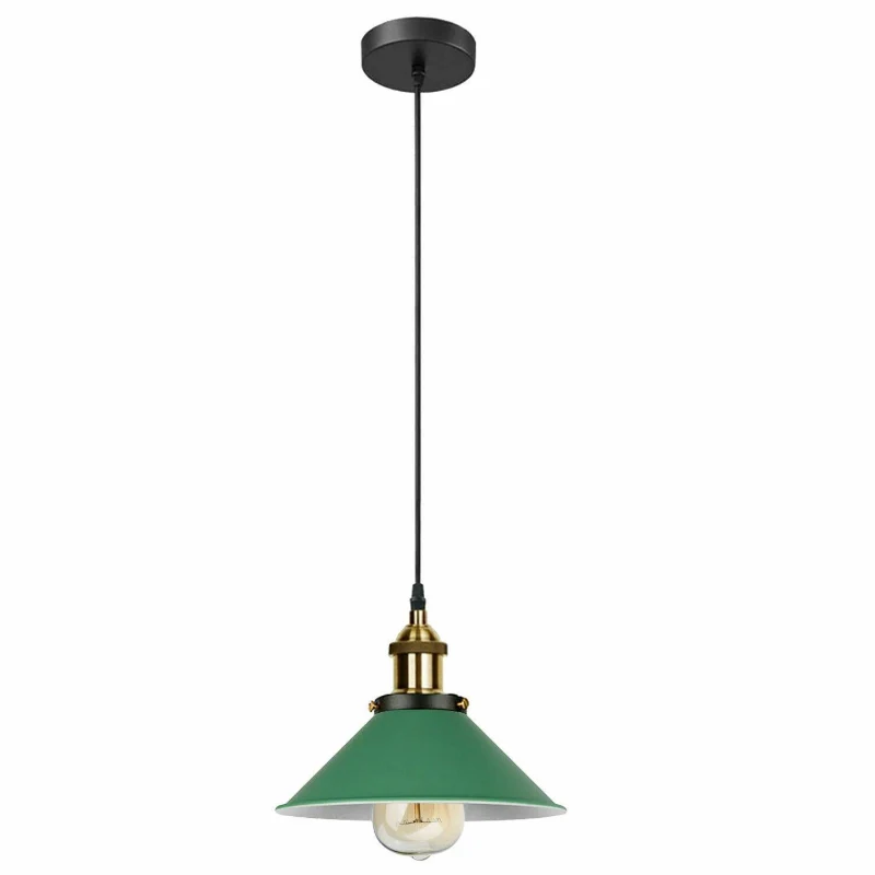 Industrial Loft Pendelleuchte 22cm Metall Design bunte ~1554