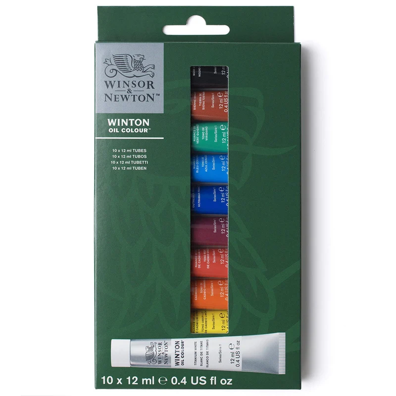 Winsor and Newton - Winton Oil Colour - 10 x 12ml - Discovery Set