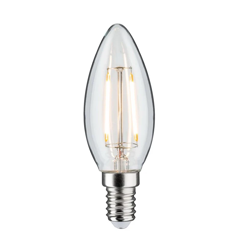E14 2,6W Leuchtmittel 5er Bündel LED Filament 2700K Kerze Klar