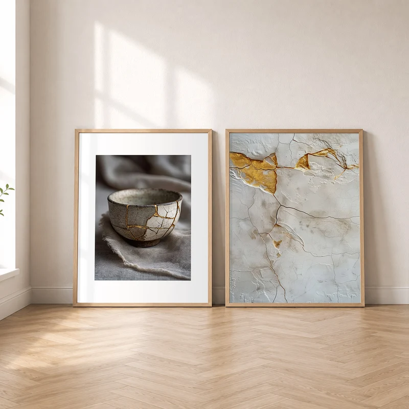 Kintsugi Set – Gold & Keramik