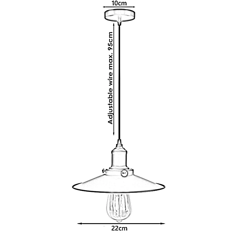 Industrial Pendelleuchte Nickel Modern küchenlampe decke ~1519