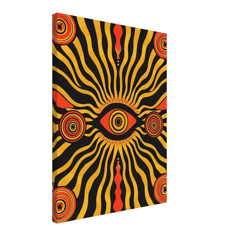 Allsehendes Auge psychedelisch Leinwand