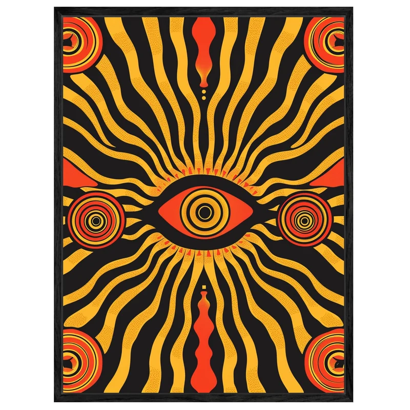 Allsehendes Auge psychedelisch Leinwand