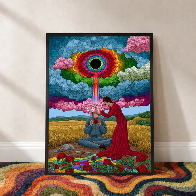 Regenbogen-Portal der Erkenntnis Poster