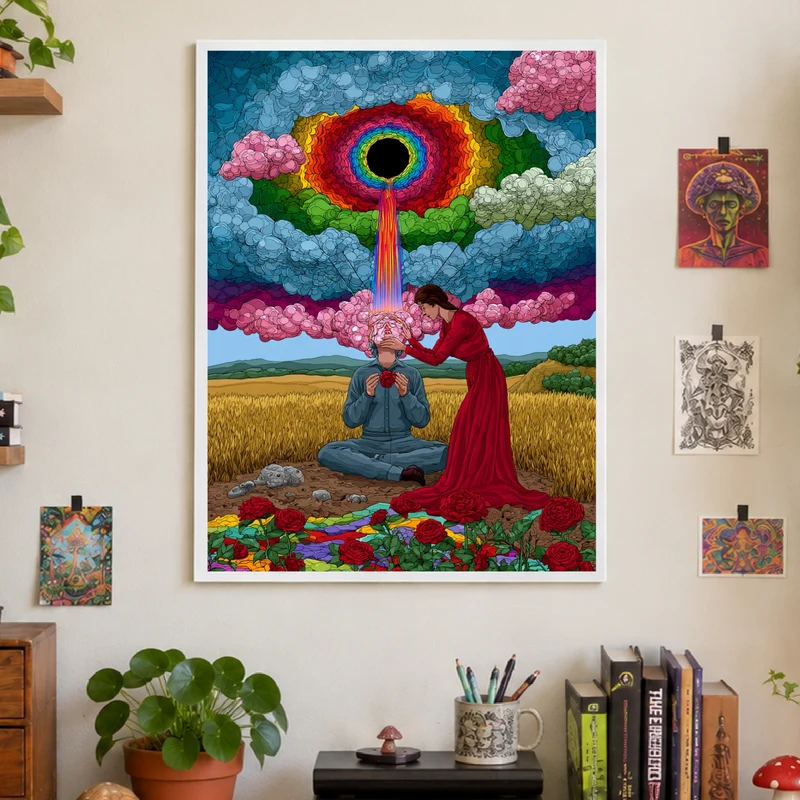 Regenbogen-Portal der Erkenntnis Poster