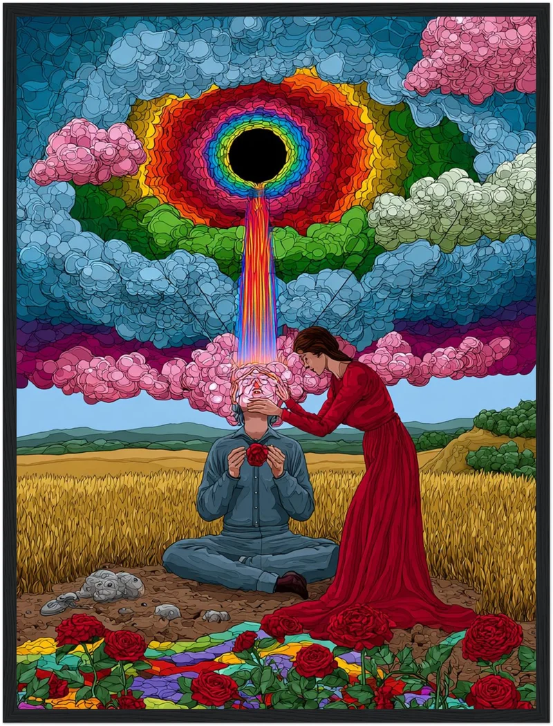 Regenbogen-Portal der Erkenntnis Poster