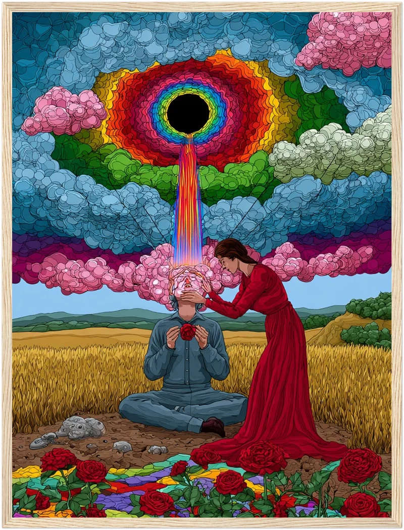 Regenbogen-Portal der Erkenntnis Poster