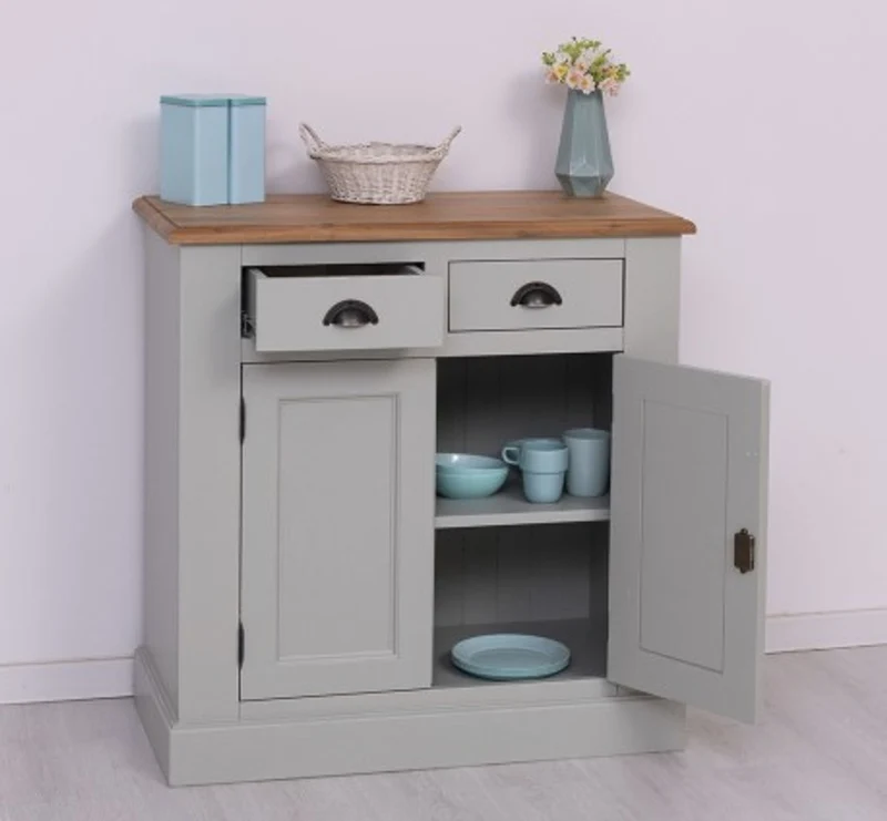 Casa Padrino Sideboard im Landhausstil mit 2 Türen und 2 Schubladen, 90 x 47 x 93 cm