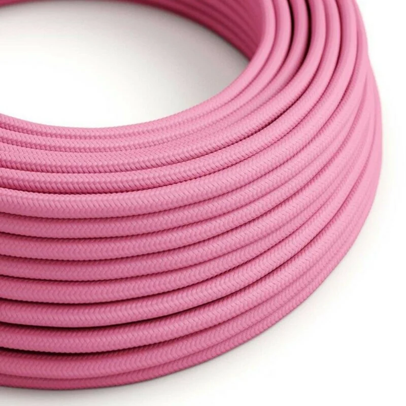 1m,5m,10m Rundes 2-Adriges Geflochtenes Farbiges Kabel ~1438