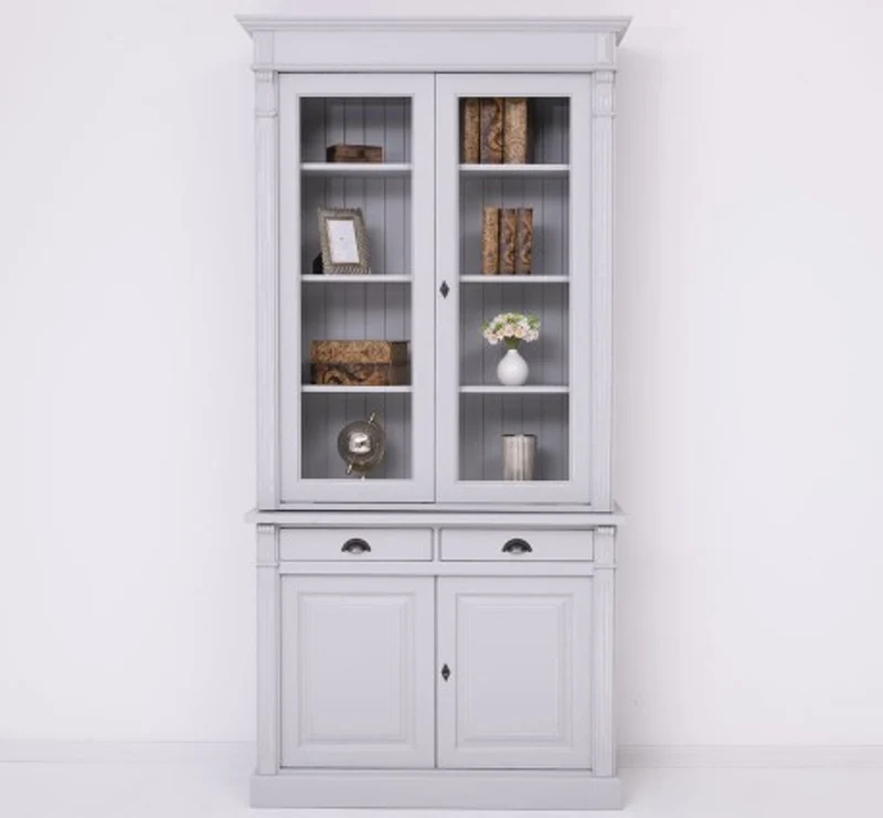 Casa Padrino Kleiderschrank im Landhausstil mit 2 Türen, 120 x 51 x 240 cm