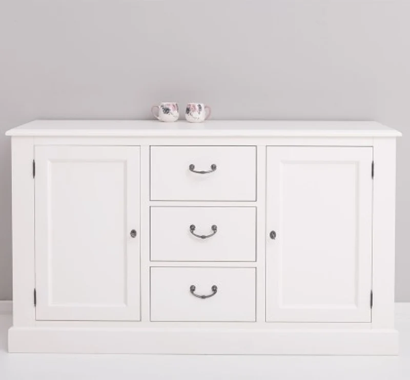 Casa Padrino Sideboard im Landhausstil mit 2 Türen und 3 Schubladen, 173 x 47 x 93 cm