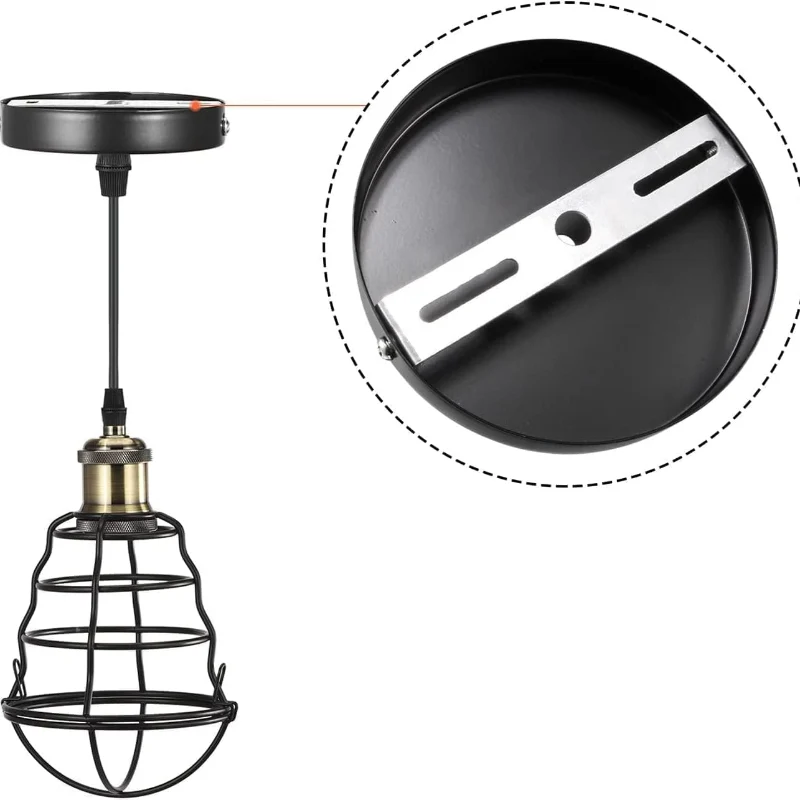 Montagebügel für Deckenleuchten 105 mm – Komplettset ~1288