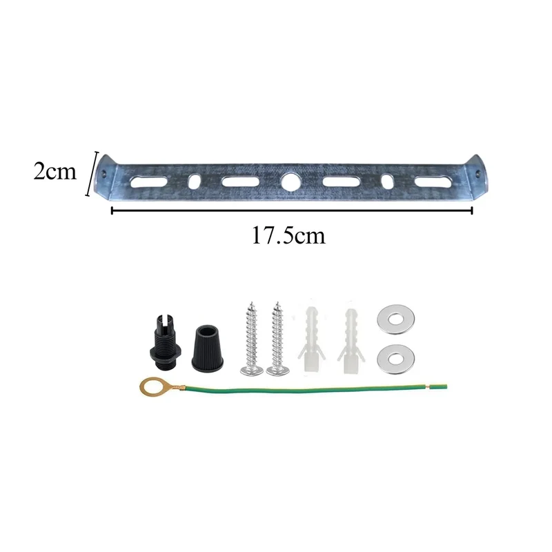 175 mm Deckenplattenhalterung für Pendelleuchten mit Zubehör~1279