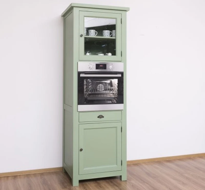 Casa Padrino Küchenschrank im Landhausstil mit 2 Türen, 76 x 65 x 220 cm