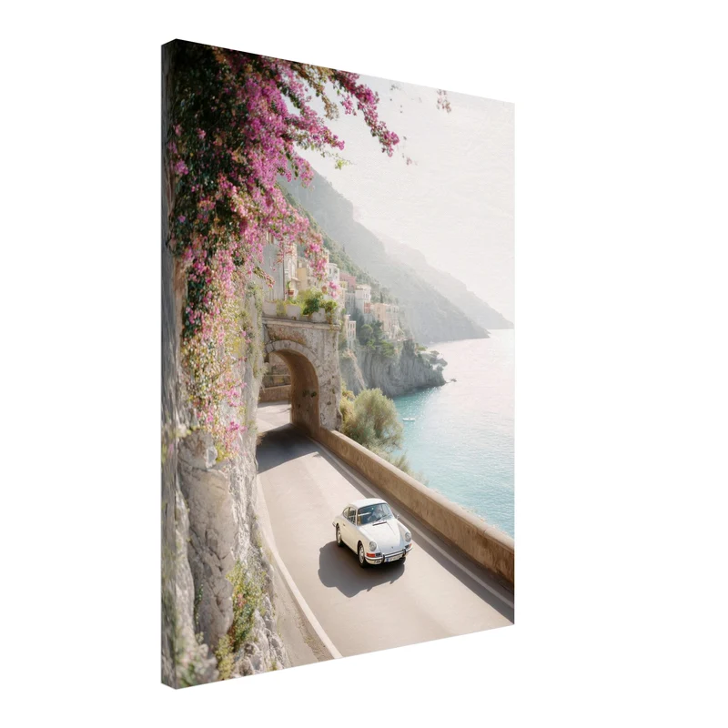Amalfi Küstenstraße im Sommer Leinwand