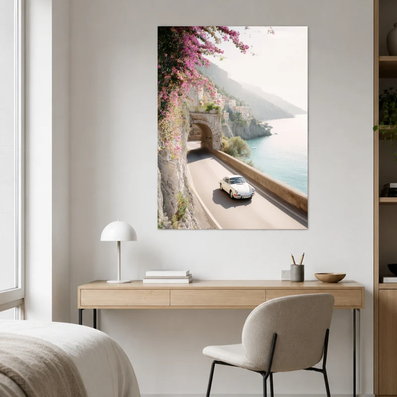Amalfi Küstenstraße im Sommer Leinwand