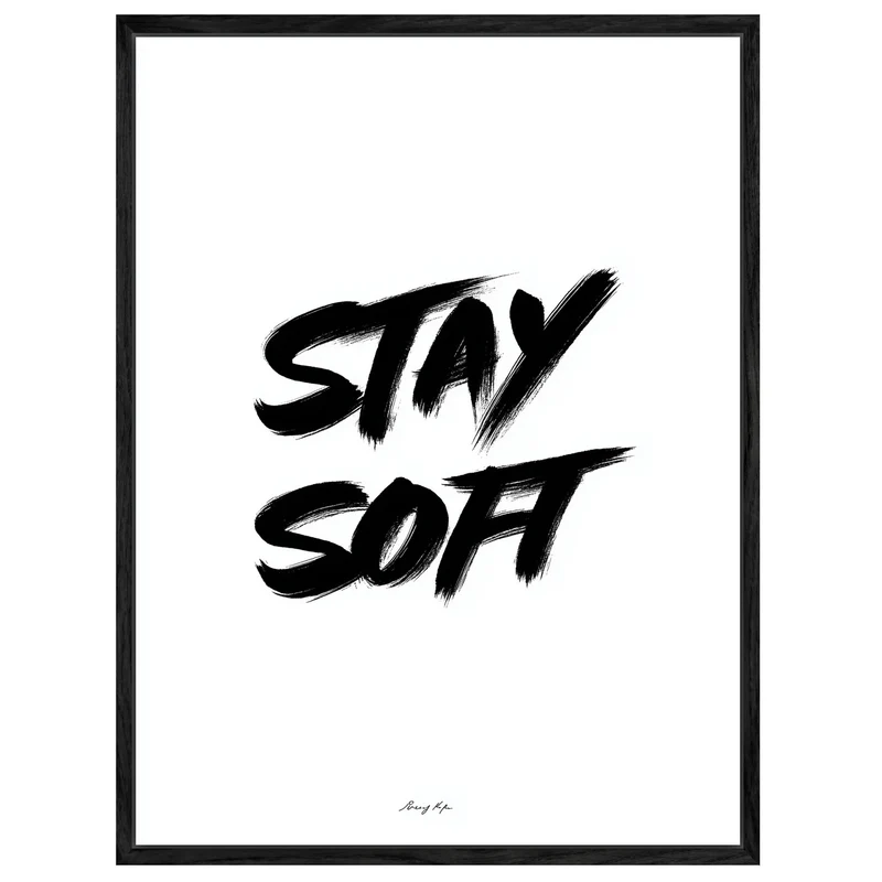 Stay Soft Leinwandbild