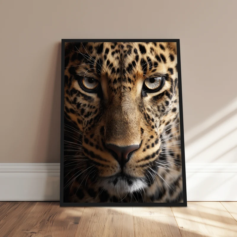 Leopard im Fokus Poster