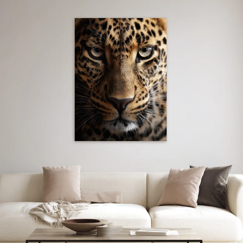 Leopard im Fokus Poster