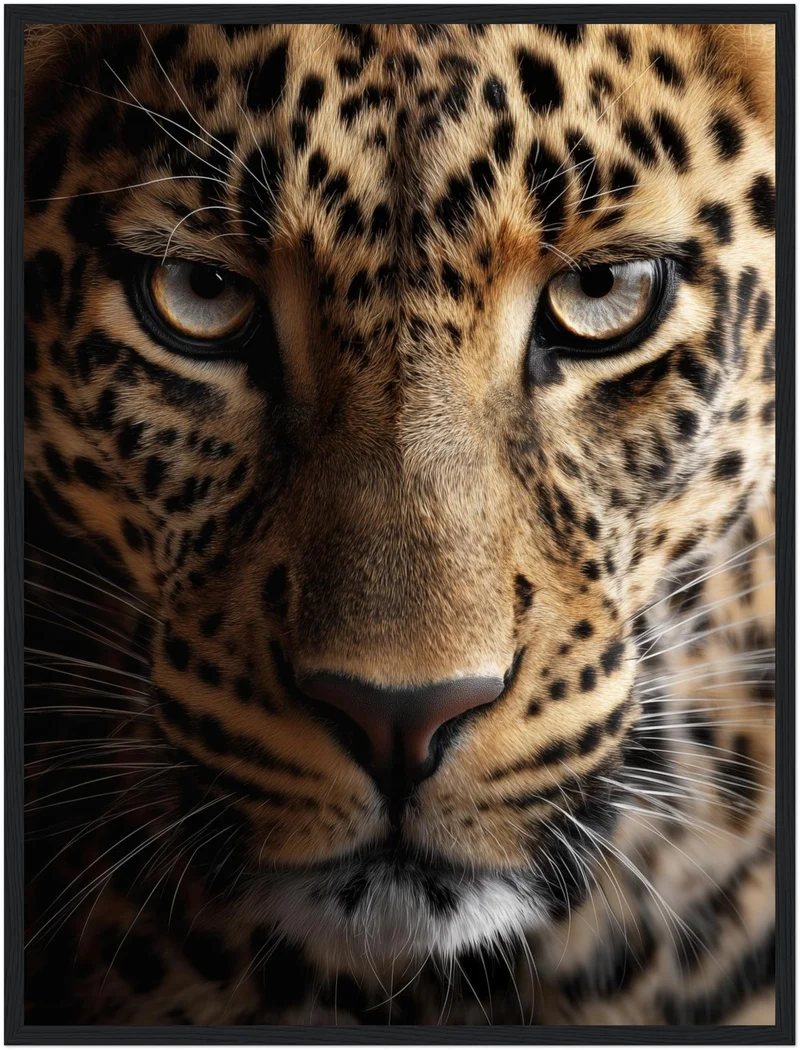 Leopard im Fokus Poster