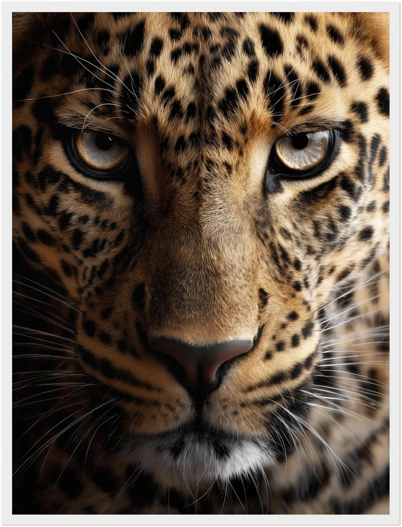 Leopard im Fokus Poster