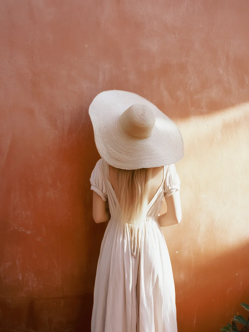 Frau im Sonnenlicht Leinwand