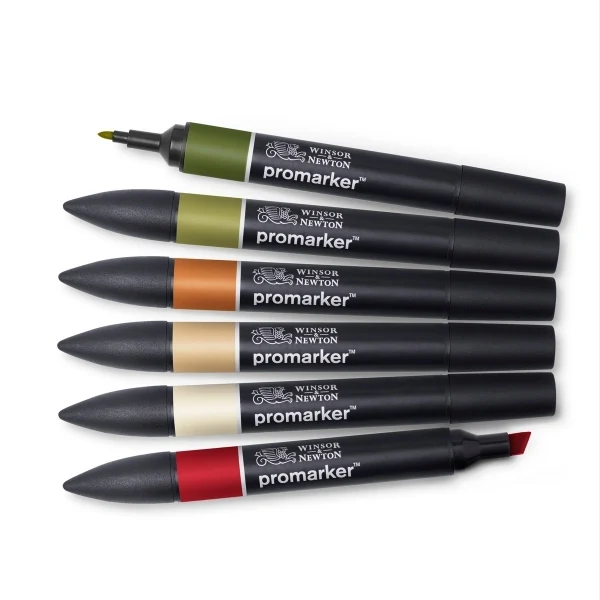 Winsor & Newton - 6x Landscape - Promarker Set No1
