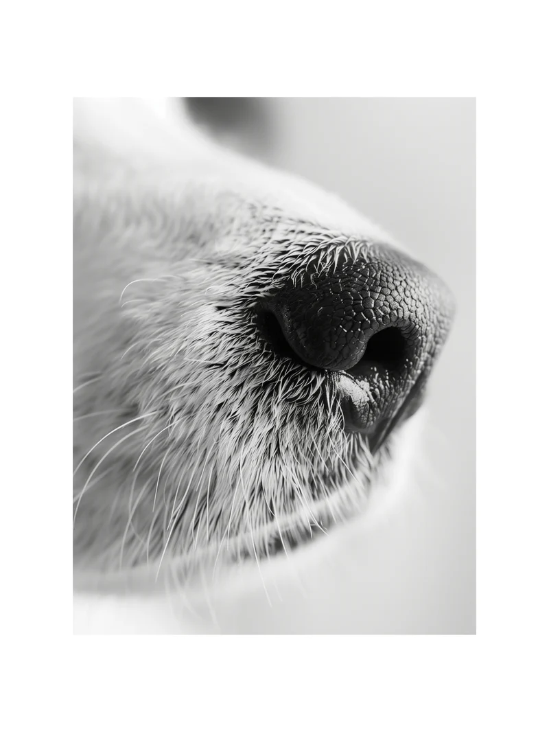 Hundeschnauze Nahaufnahme Poster