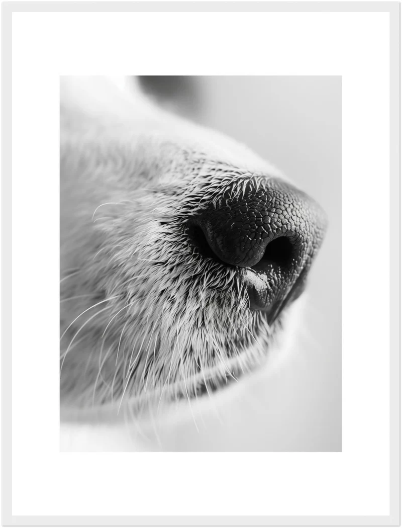 Hundeschnauze Nahaufnahme Poster