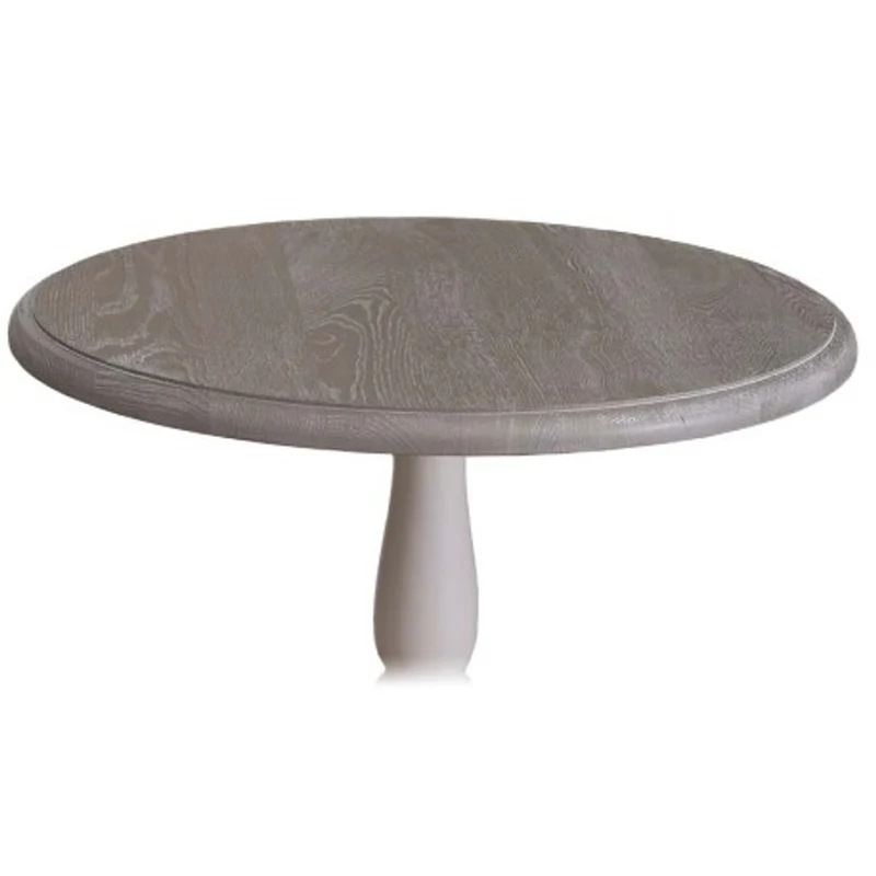 Casa Padrino Couchtisch im Landhausstil mit Eichenholzplatte, 60 x 60 x 78 cm